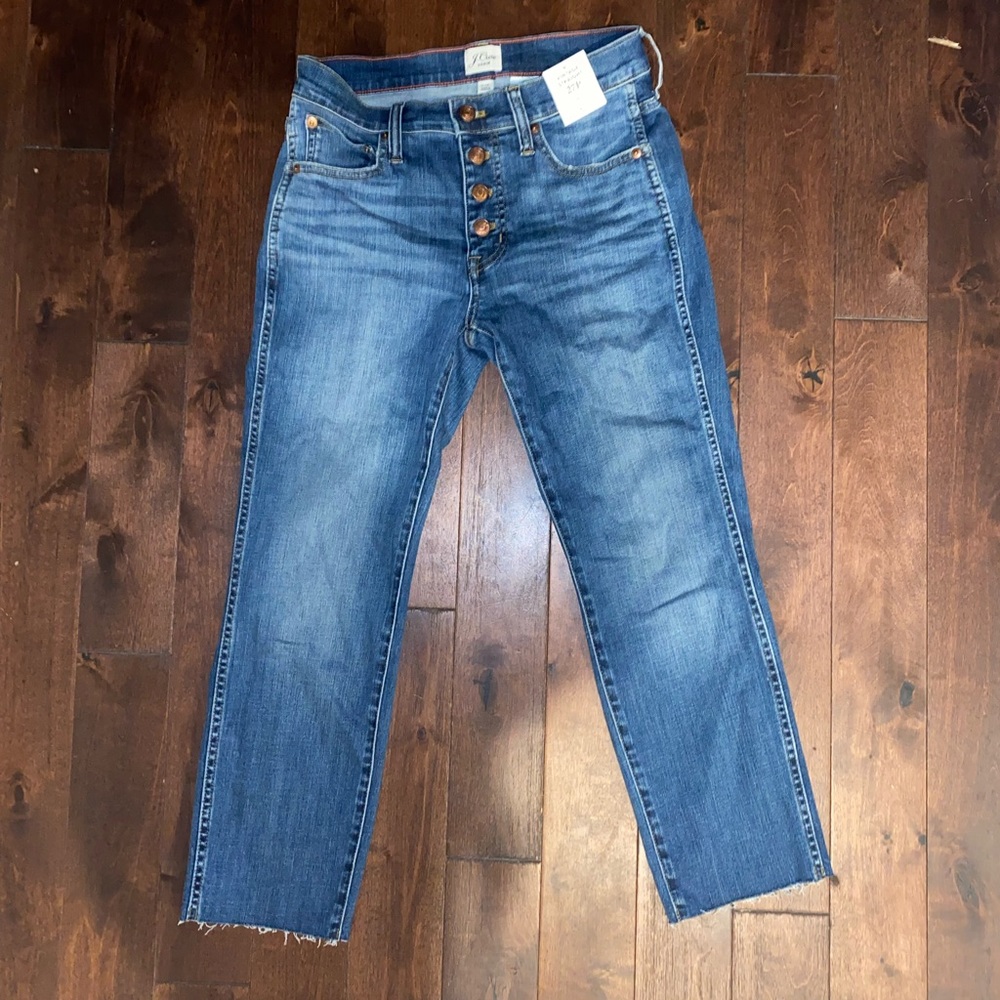 J Crew Vintage Straight Jeans in Big Sky Wash, brand new with tags